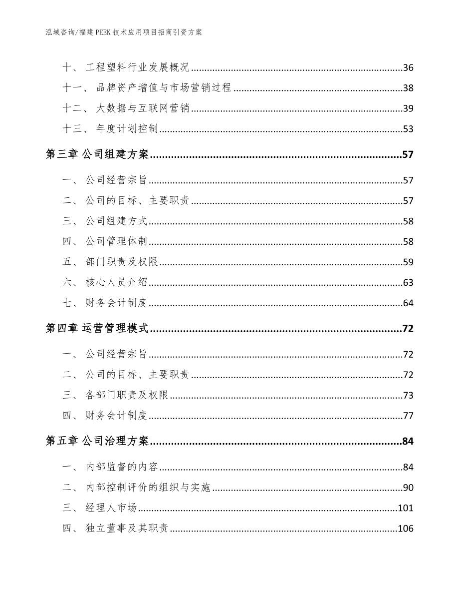 福建PEEK技术应用项目招商引资方案_第2页