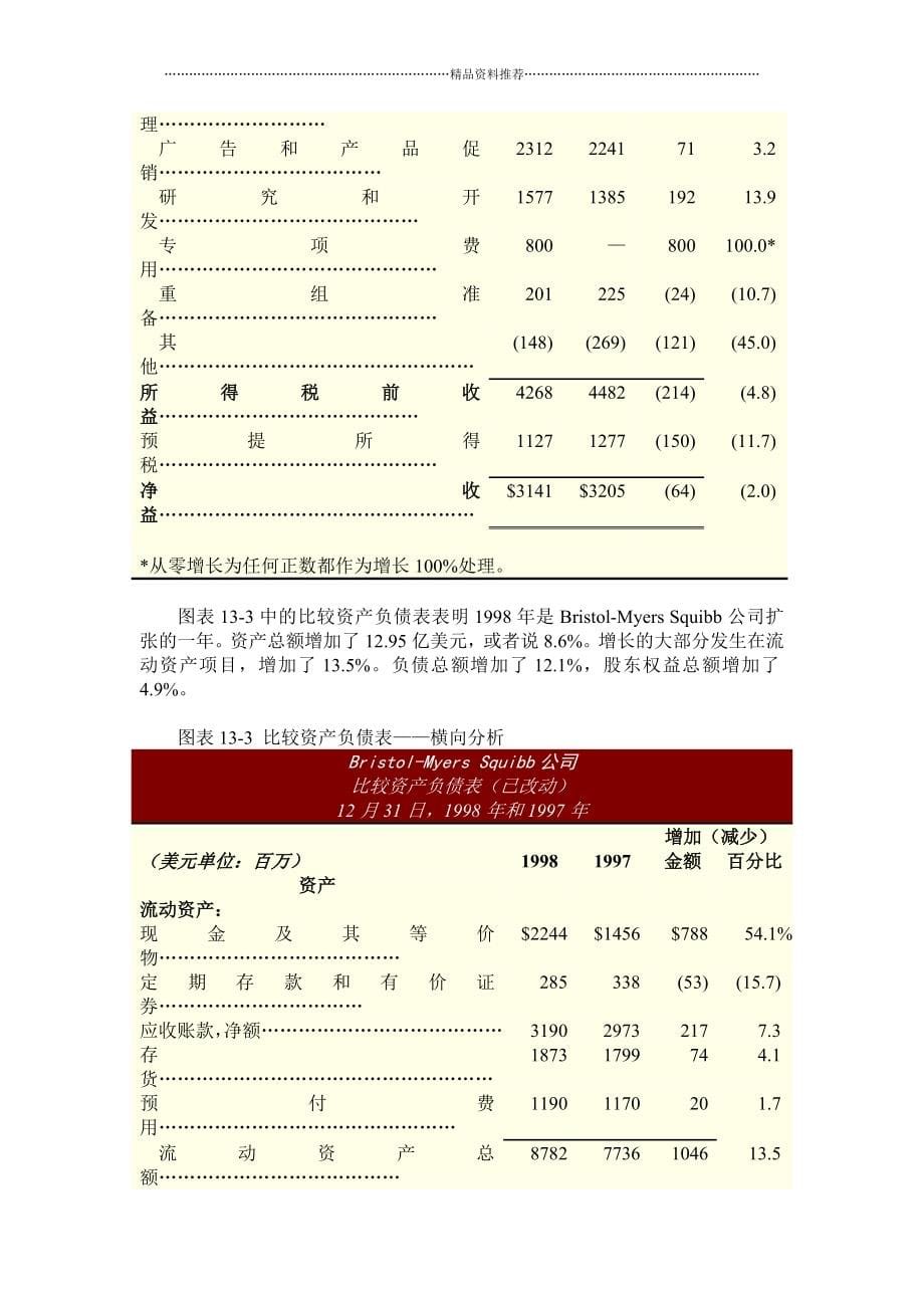 财务会计翻译财务会计第13章-财务报表分析精编版_第5页