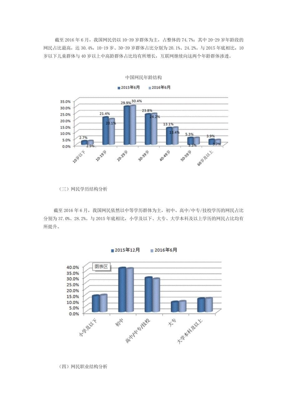 中国互联网网民规模与网民结构情况分析_第5页