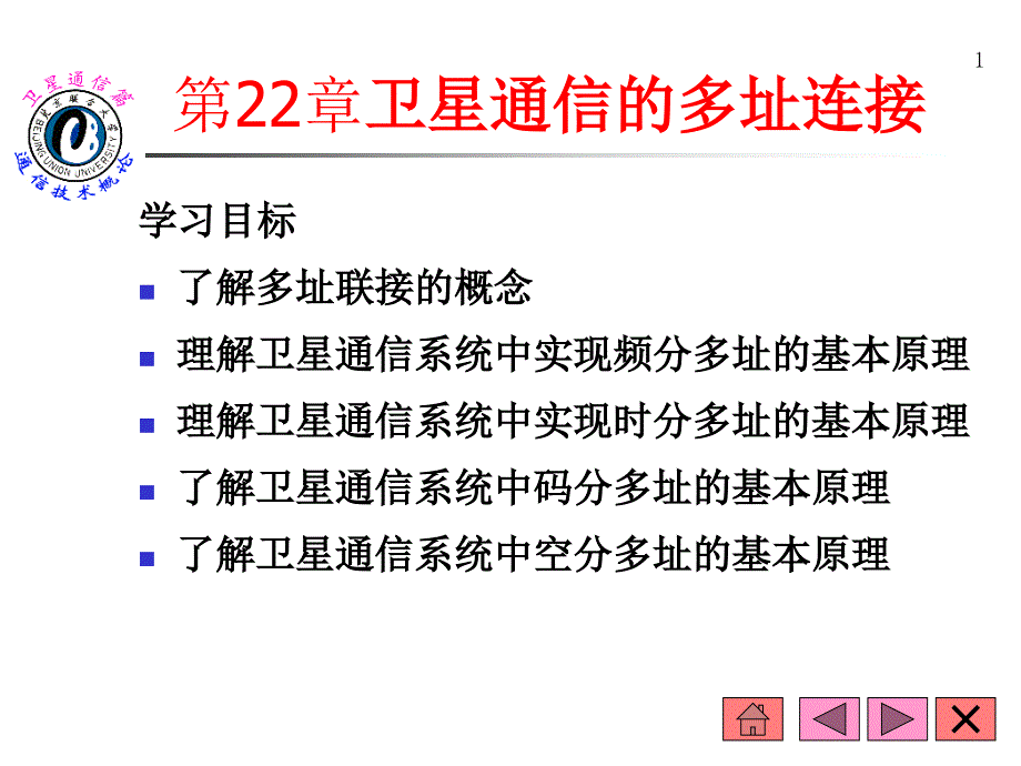 第22章卫星通信的多址连接_第1页