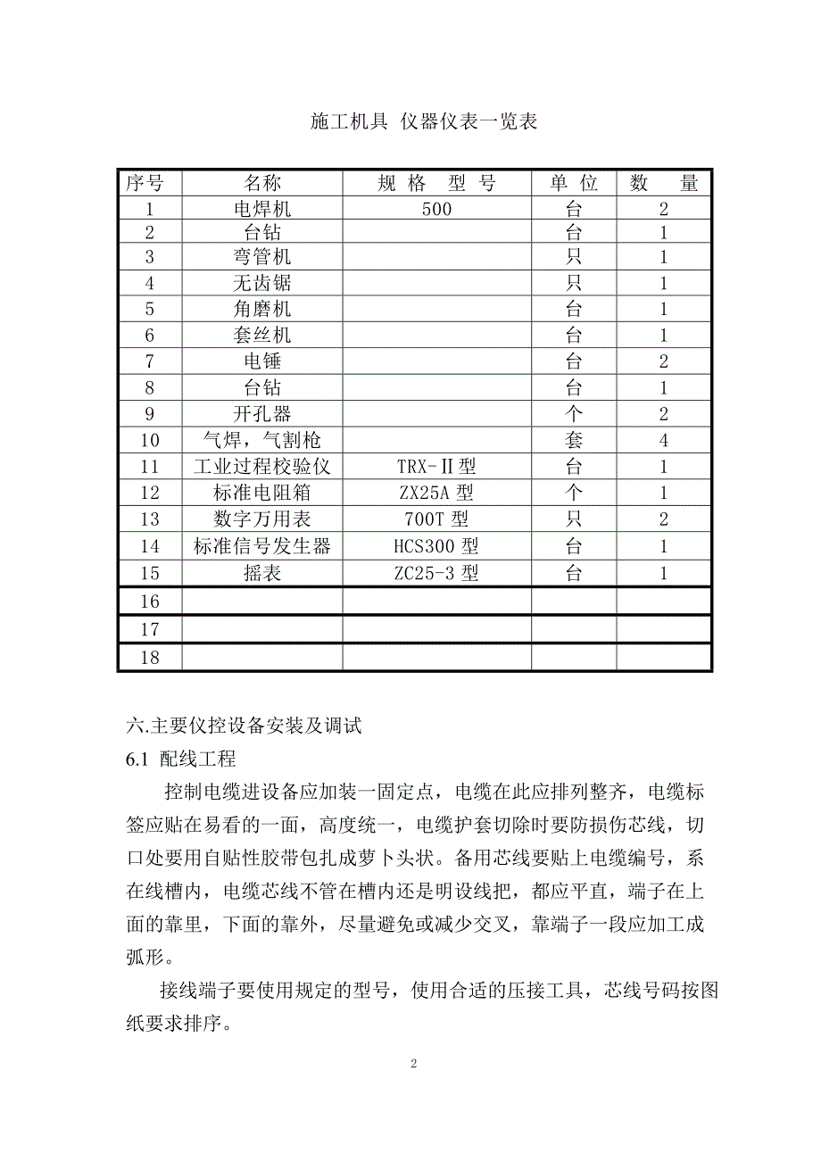 某工程循环水泵房仪表施工组织设计方案_第3页