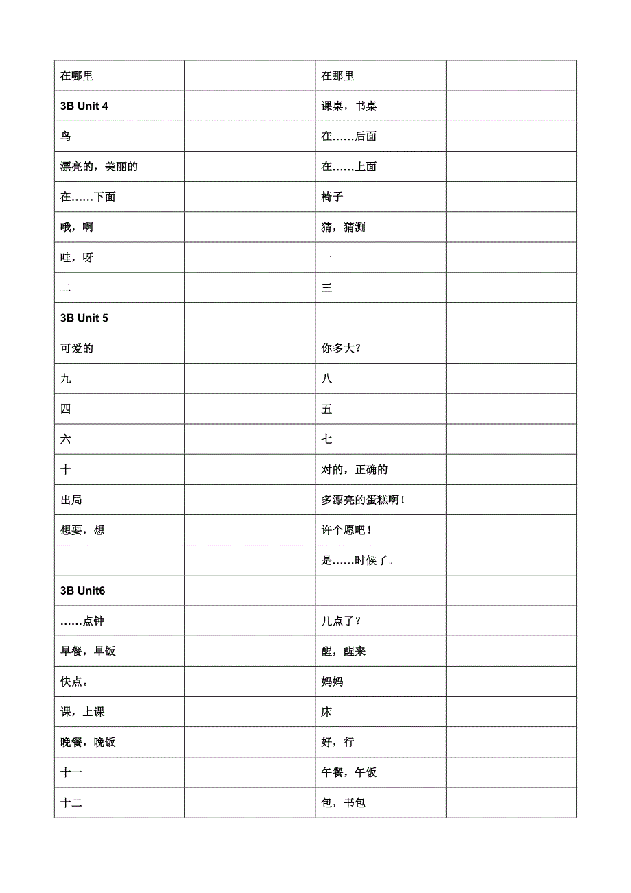 译林小学英语单词默写_第4页