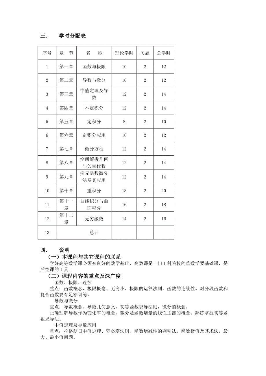 高等数学教学大纲.doc_第5页