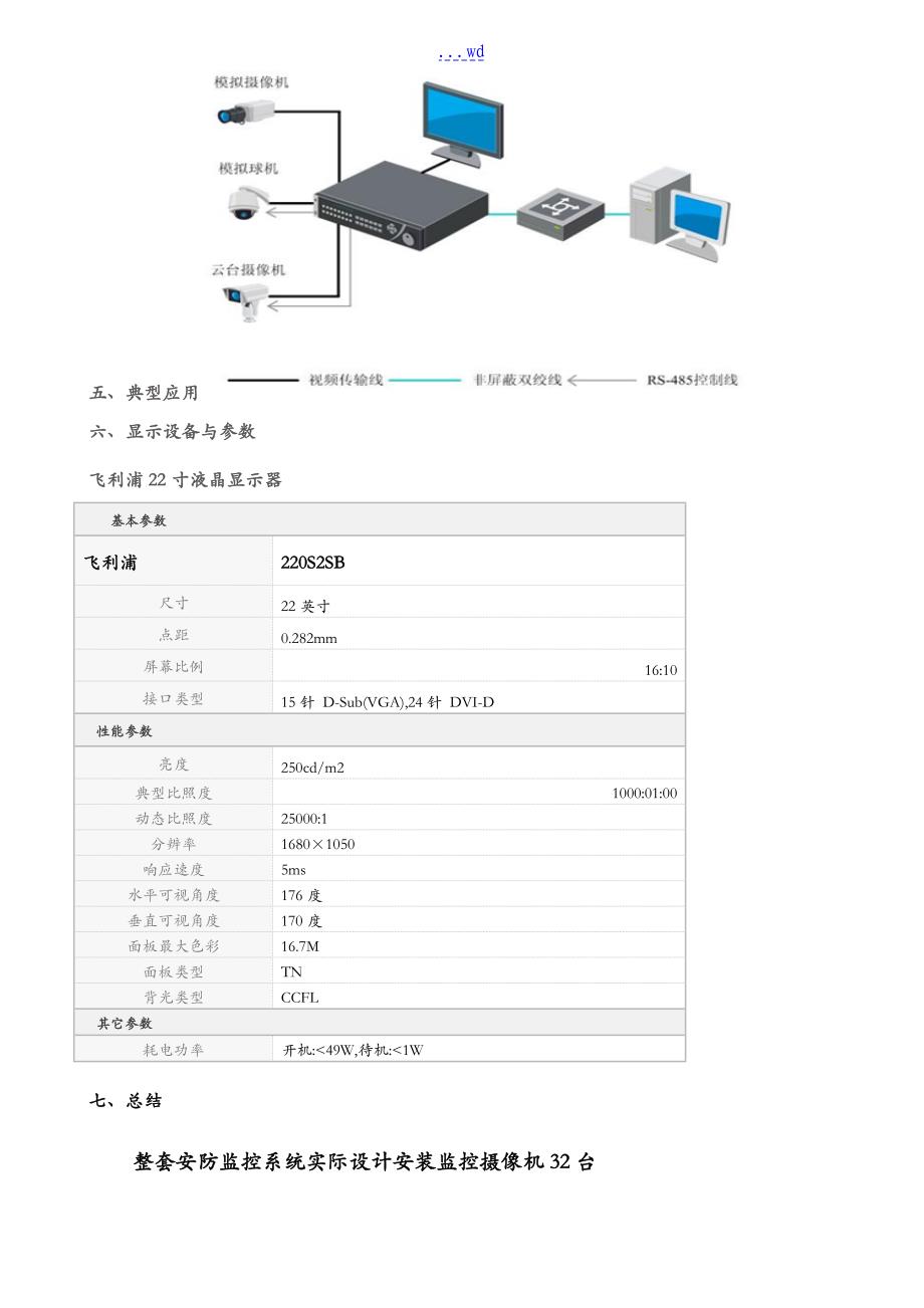 酒店监控系统设计方案_第4页