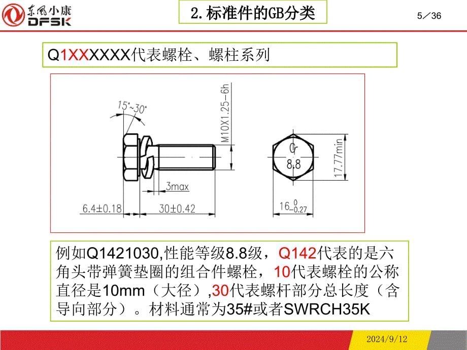 汽车标准件表处理知识课件_第5页