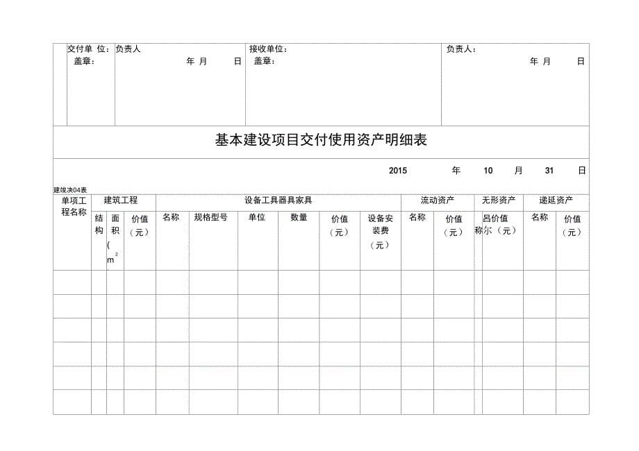 基建财务报表_第5页