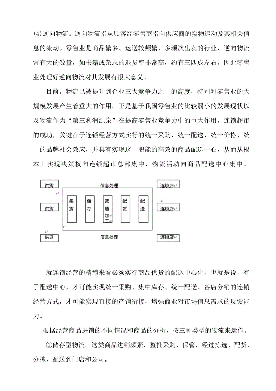 零售连锁公司商贸公司筹建计划书_第4页