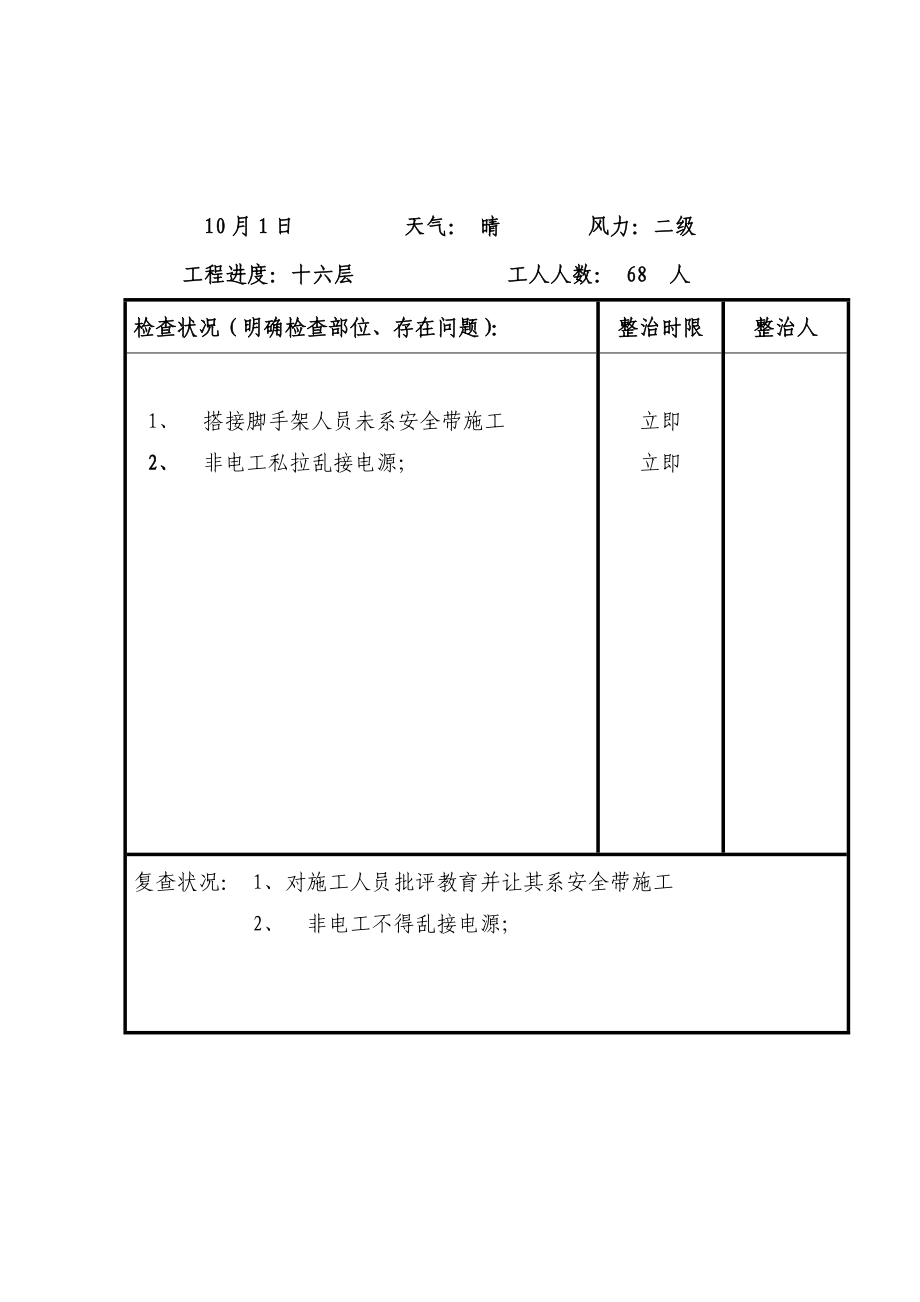 2022安全员施工日志_第5页