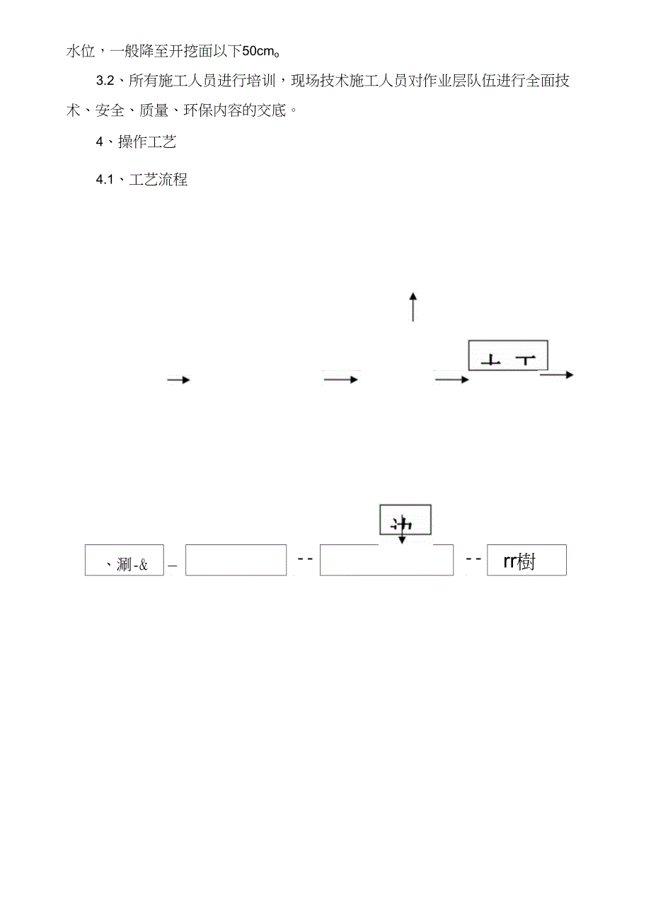 人行道的施工组织设计_第4页