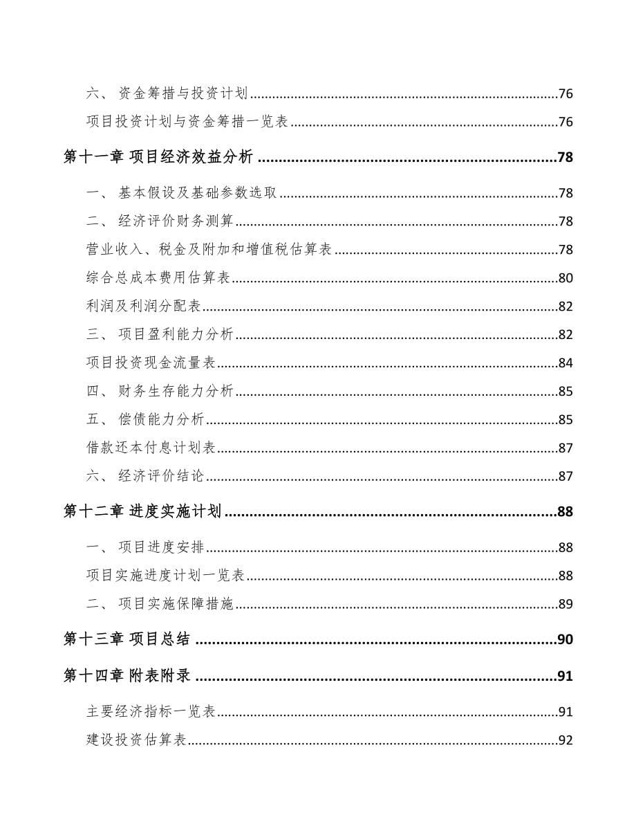 关于成立火花塞公司可行性报告-(16)_第5页