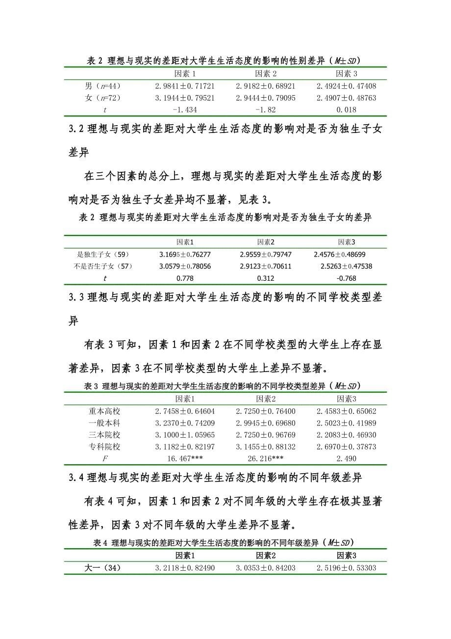 理想与现实差距对大学生生活态度的影响的问卷.doc_第5页