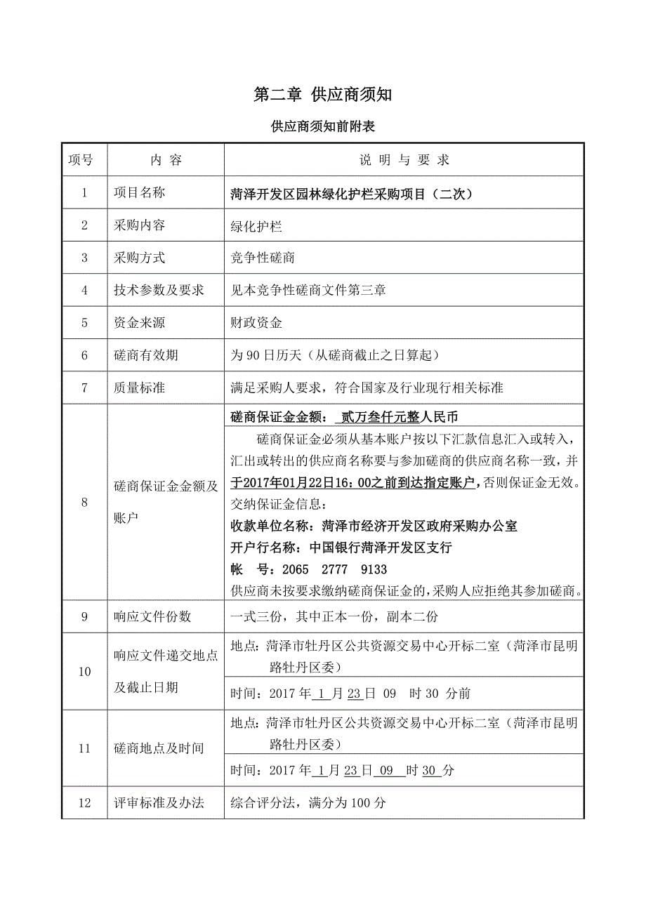 菏泽开发区园林绿化护栏采购项目二次(共43页)_第5页