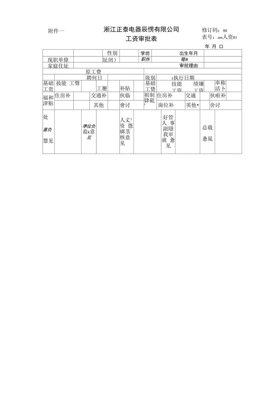 正泰薪酬待遇管理_第5页