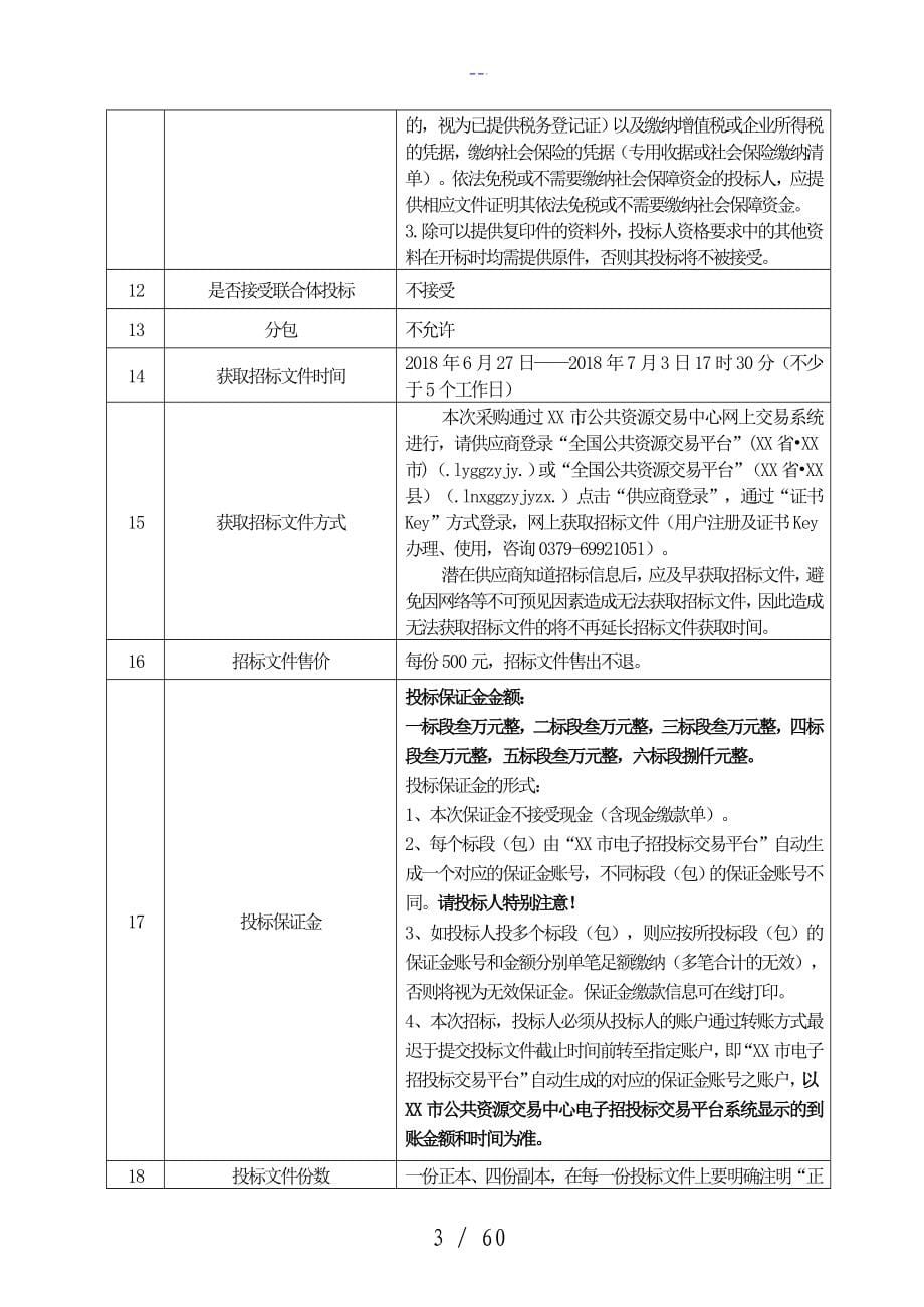 投标人应注意的事项_第5页