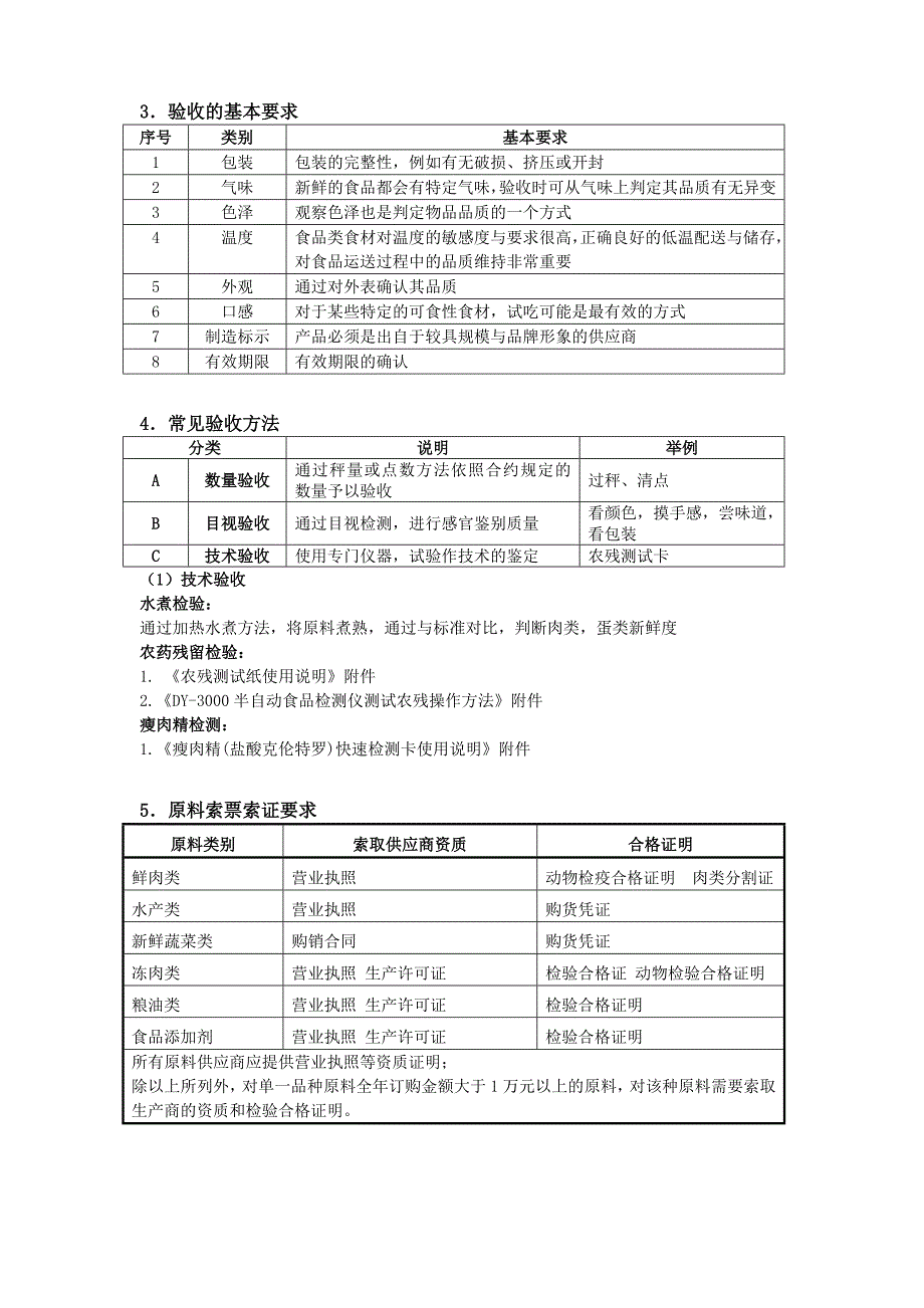 餐饮原料验收手册_第4页