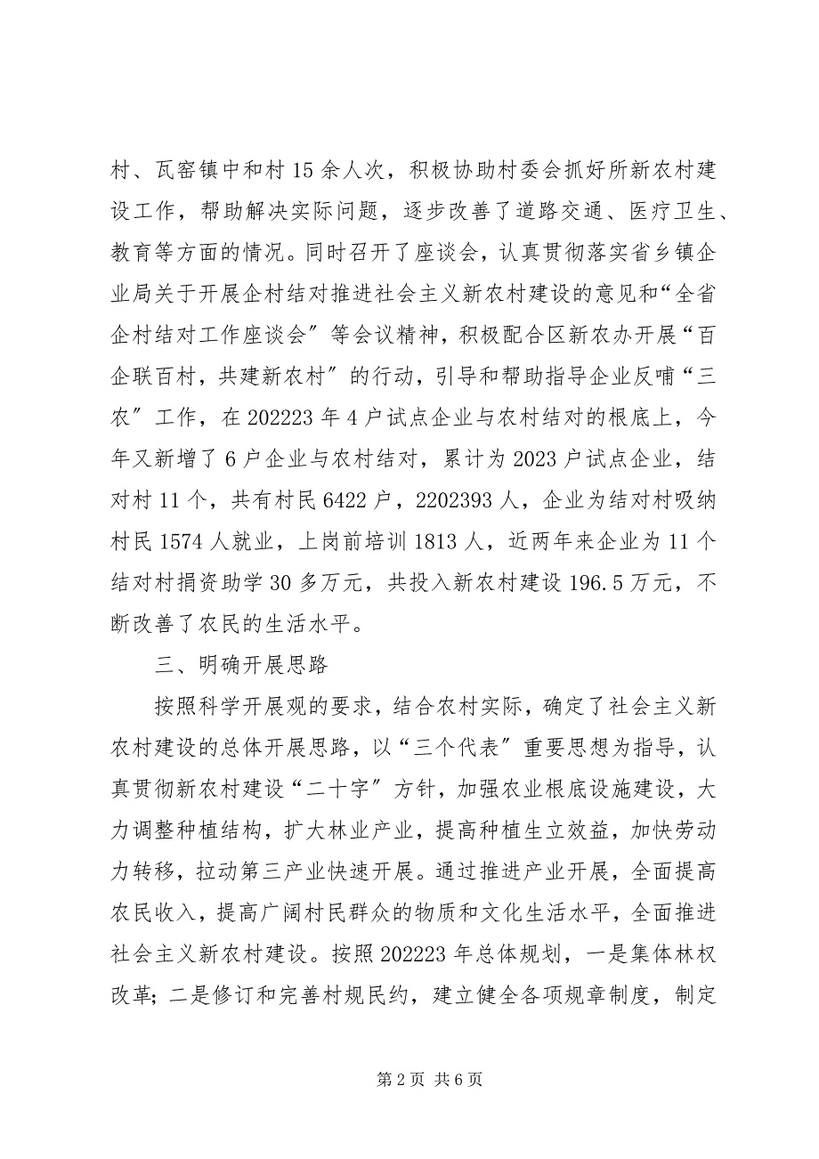 2023年市经济局新农村建设工作总结.docx_第2页