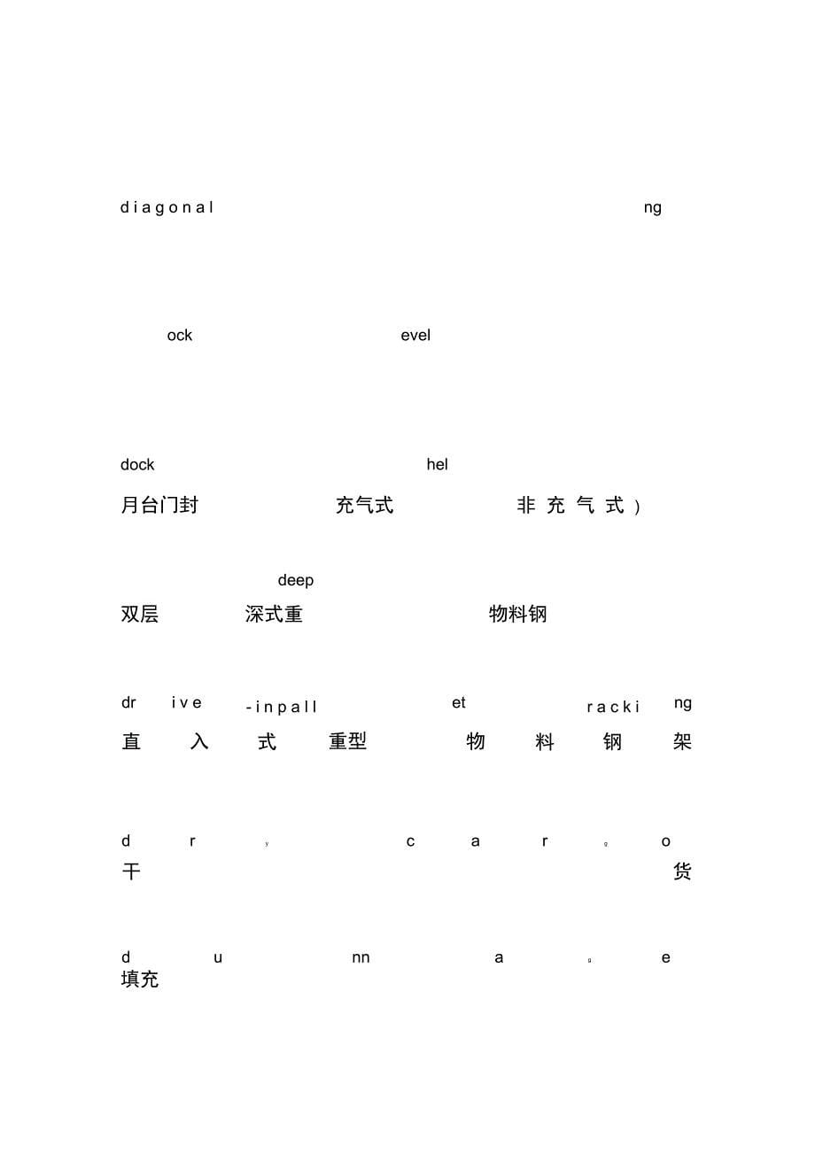 物流相关名词中英对照表_第5页