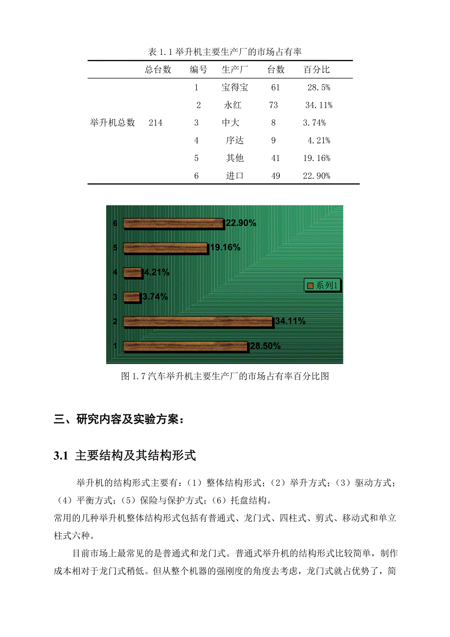 单柱式汽车举升机设计开题报告.doc_第4页