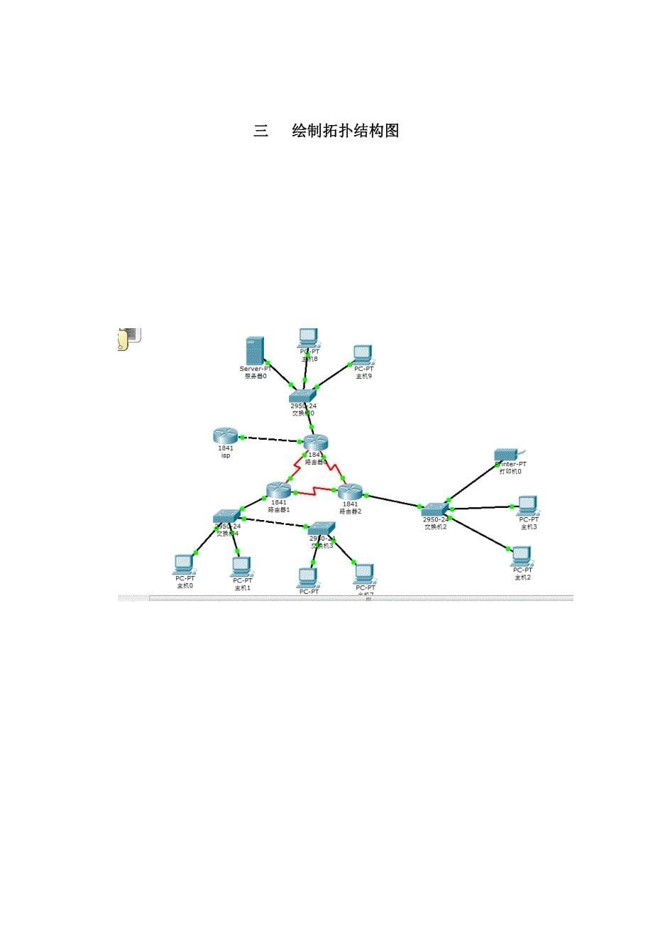 精品资料（2021-2022年收藏）计算机网络课程设计小型企业局域网的组建_第5页