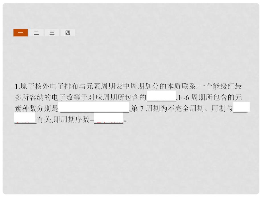 高中化学 第1章 原子结构 1.2.2 核外电子排布与元素周期表、原子半径课件 鲁科版选修3_第3页