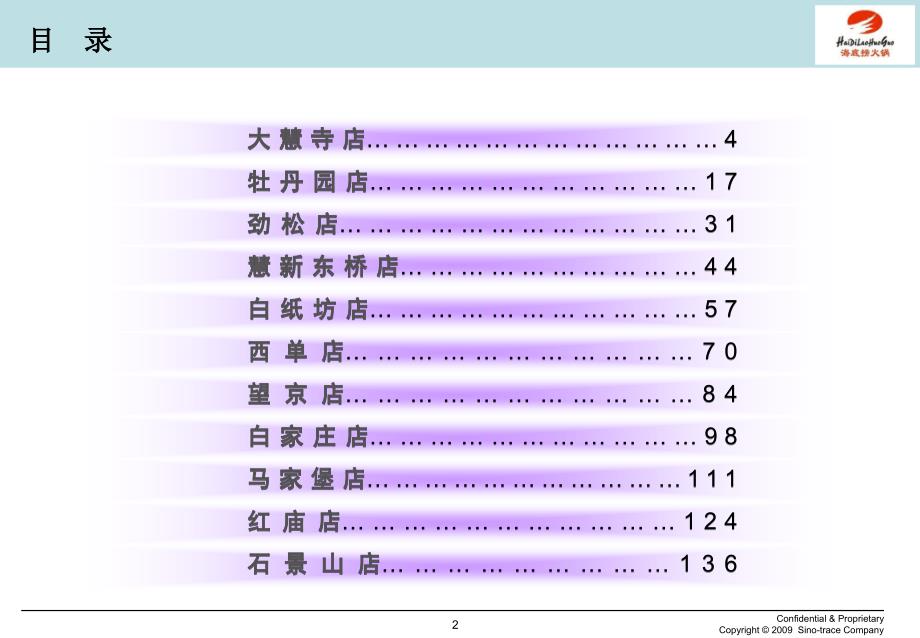 北京海底捞第四期门店服务质量检查分报告课件_第2页