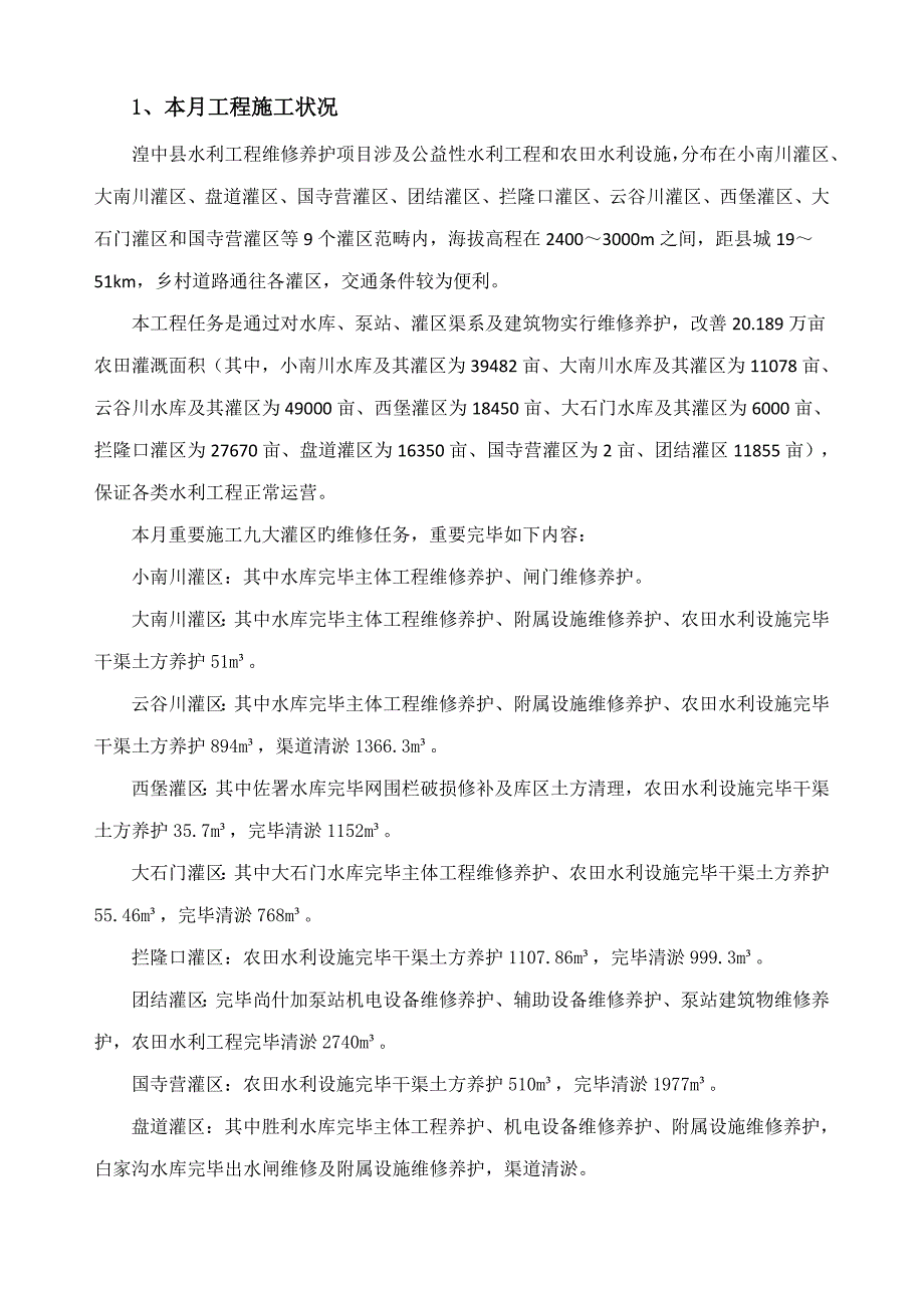 水利关键工程最新监理月报_第3页