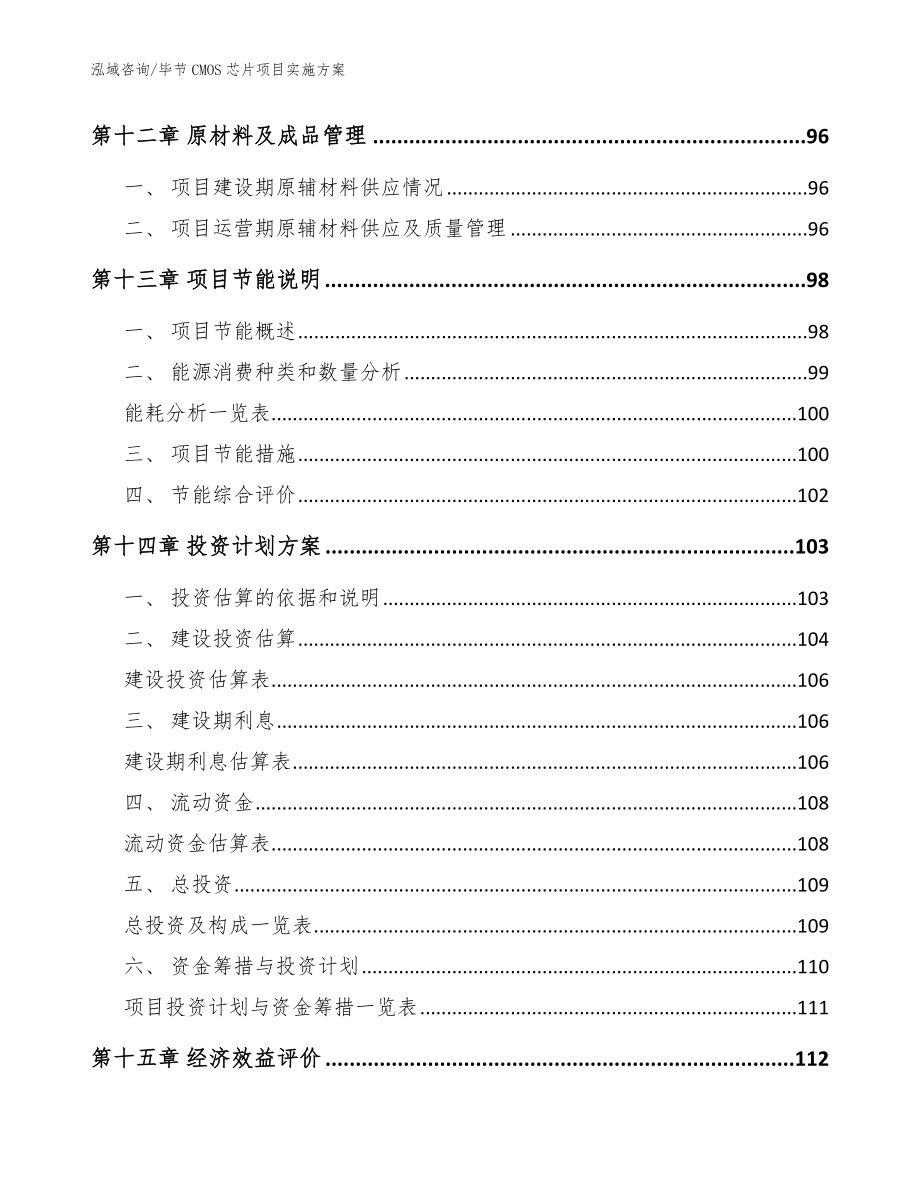 毕节CMOS芯片项目实施方案【参考模板】_第4页