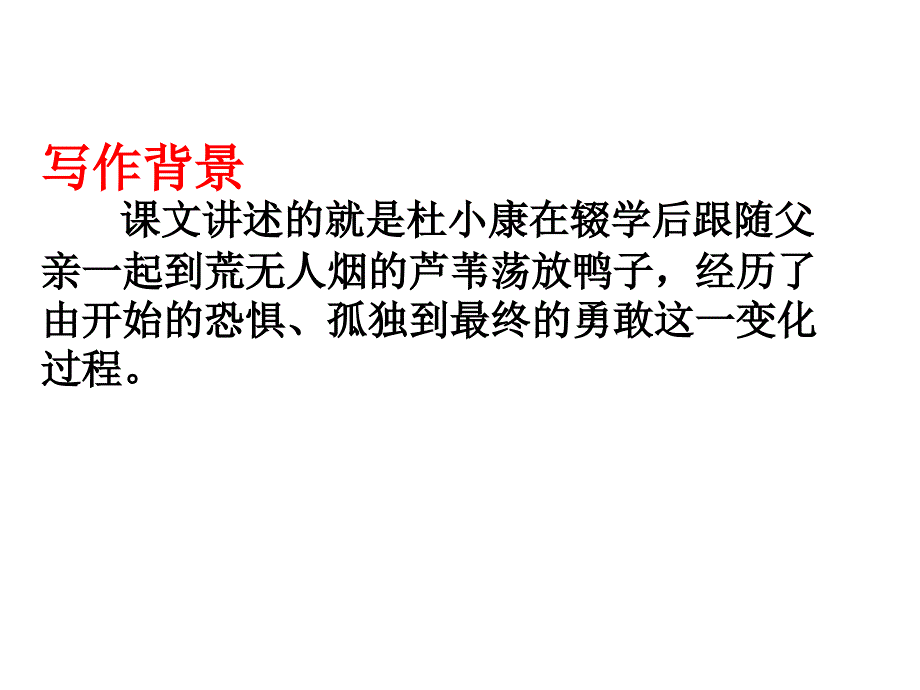 人教部编版初三九年级语文上册-孤独之旅-名师教学PPT课件-(2)_第4页