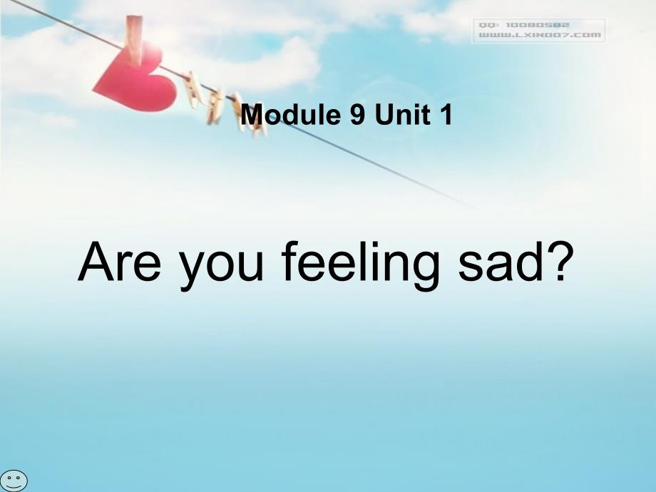 外研版小学英语五年级上册Module9 Unit1 Are you feeling sad课件1_第1页