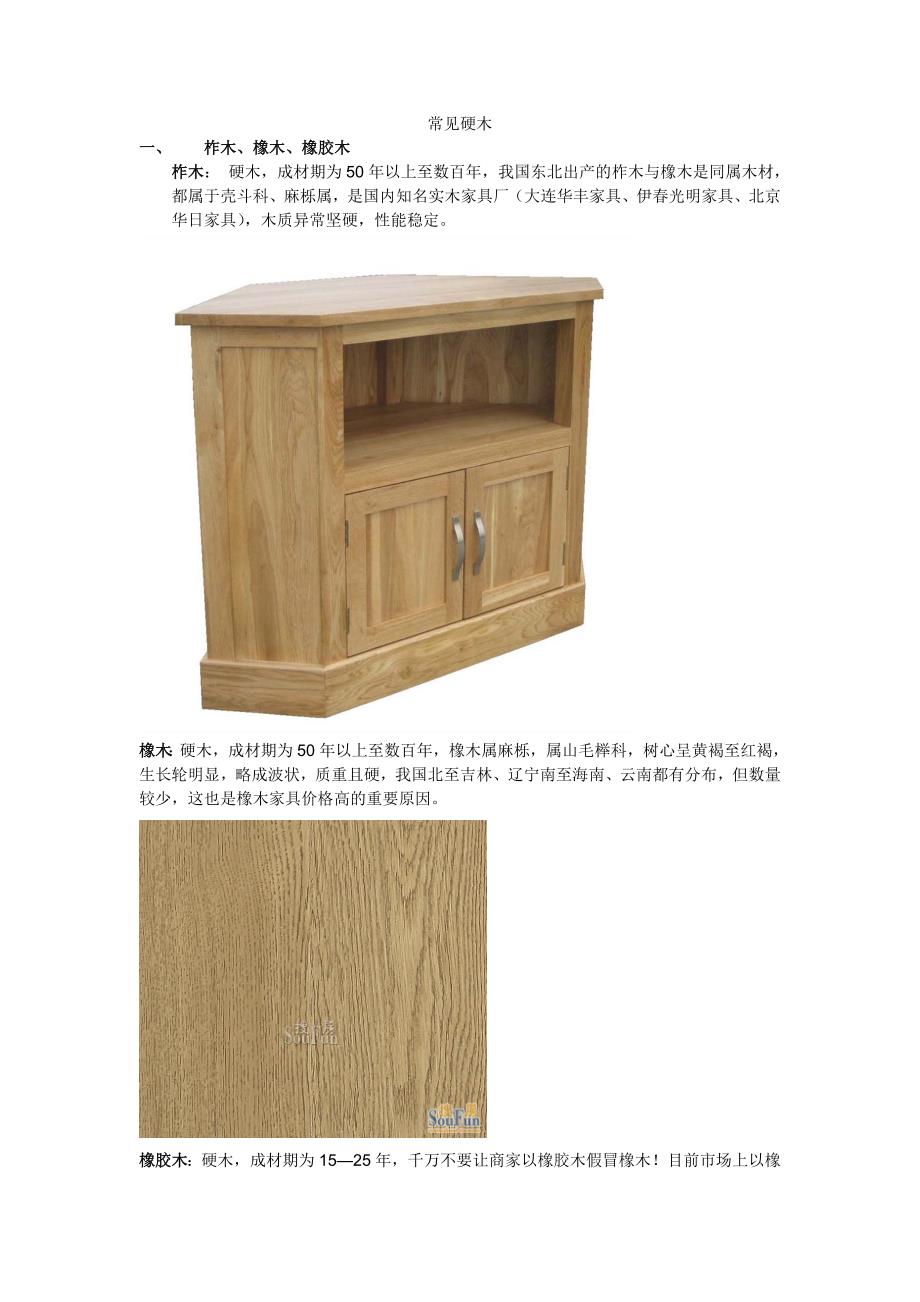 (精品)常见木材_第1页