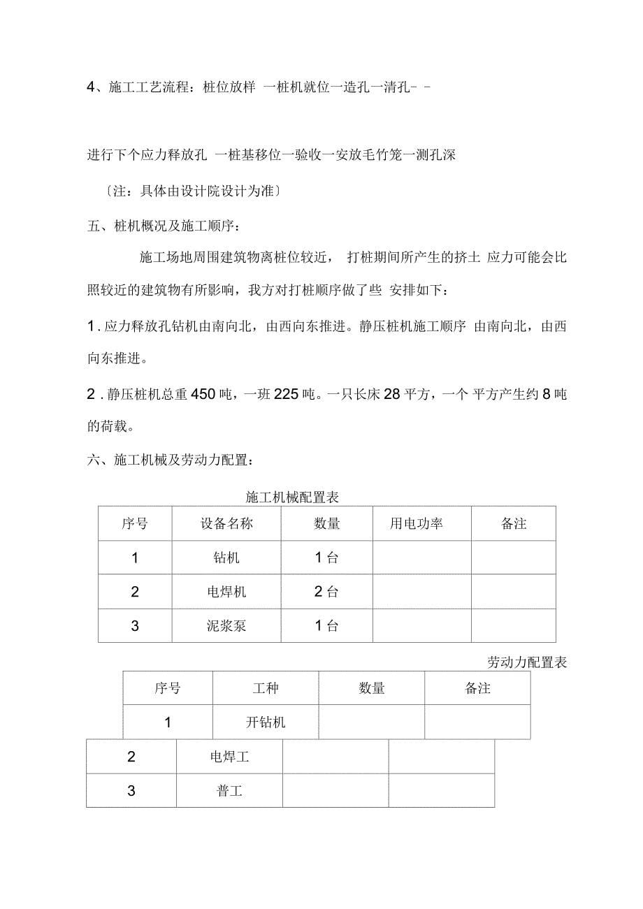 应力释放孔专项施工方案_第5页