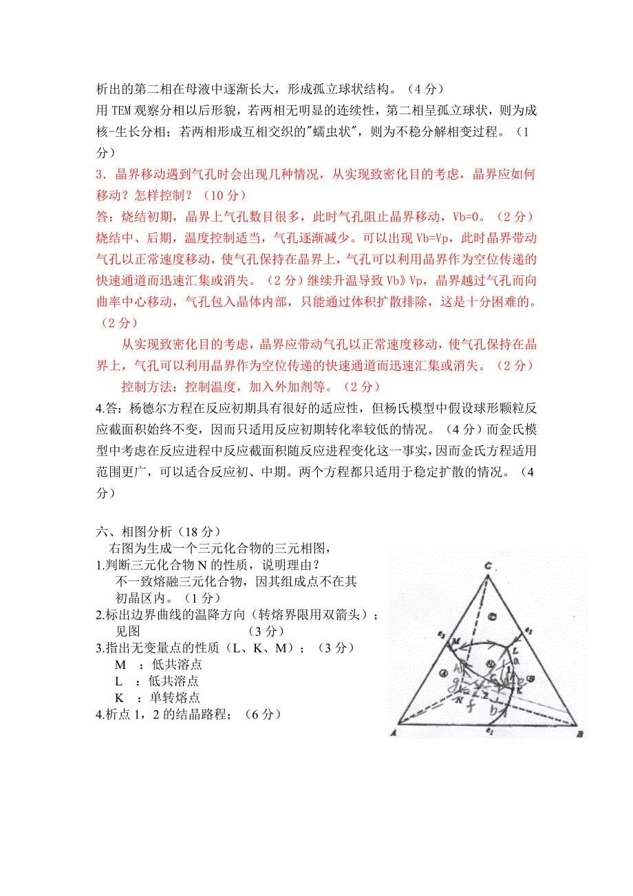 无机材料科学基础试卷9.doc_第5页