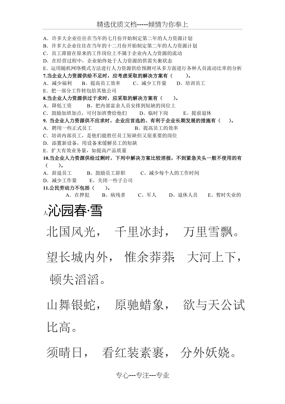 人力资源管理作业-规划篇_第3页