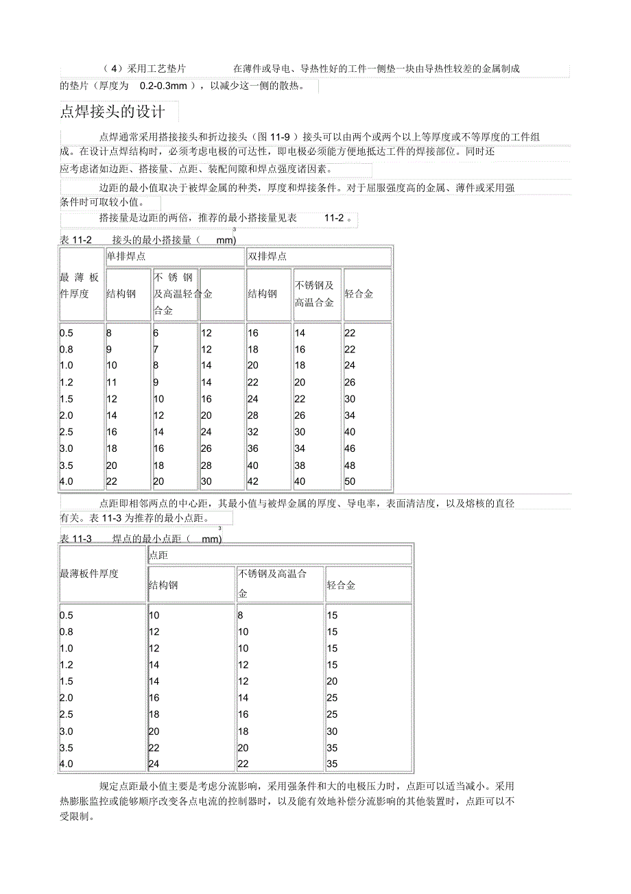 点焊工艺及参数模板_第2页