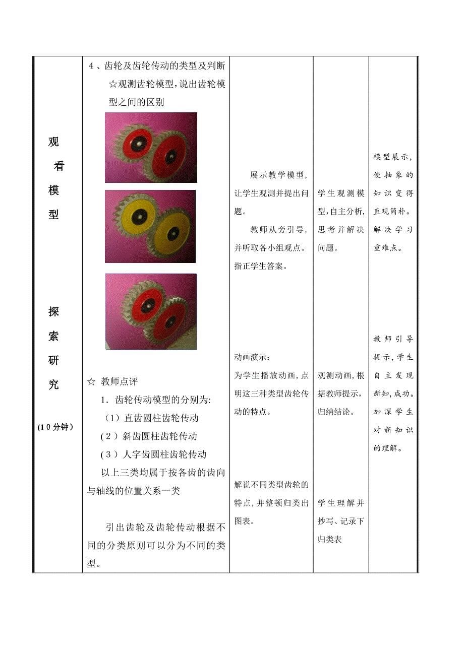 创新杯齿轮传动教学设计_第5页