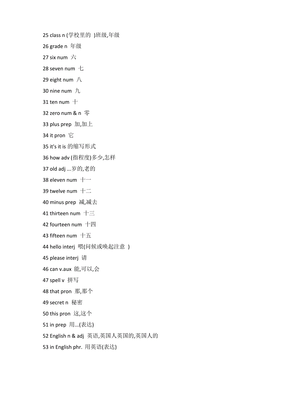 初中英语单词表全集_第2页