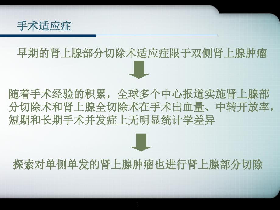 肾上腺部分切除与全切的探讨ppt课件_第4页