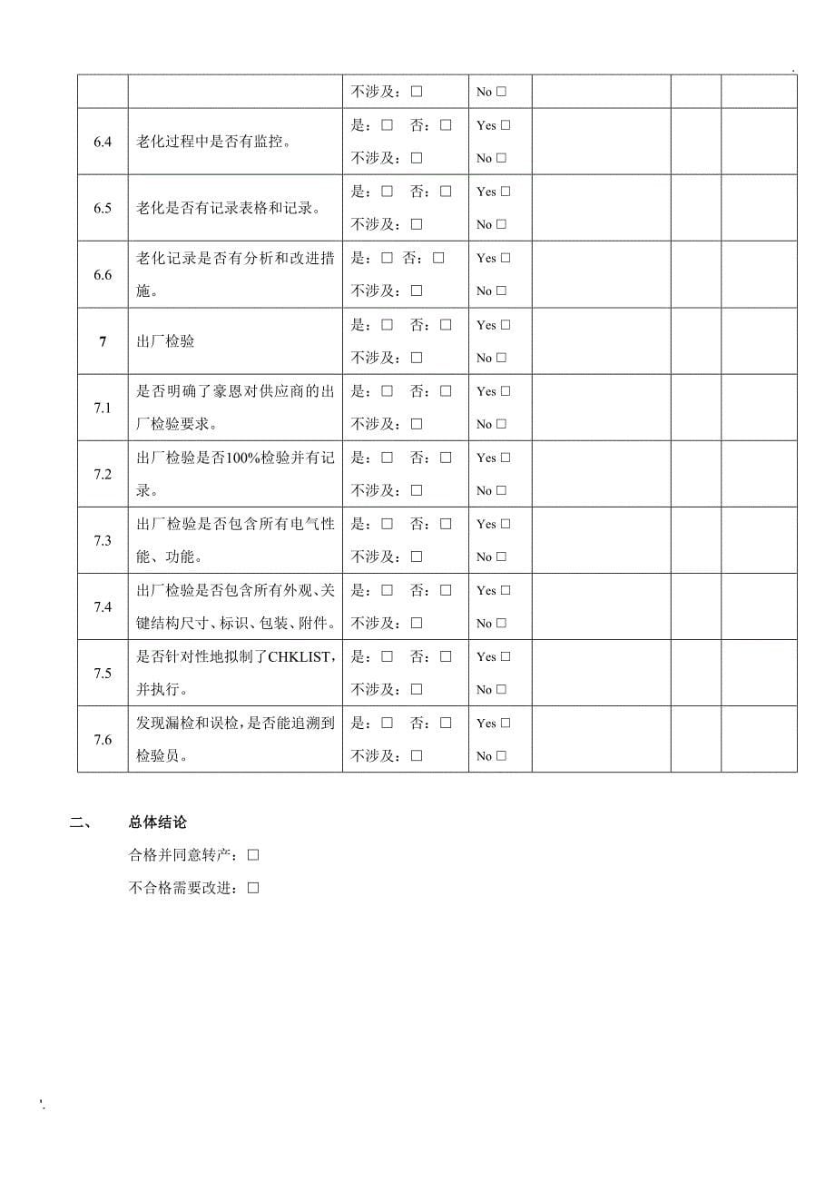 转量产评估报告(正式版)_第5页