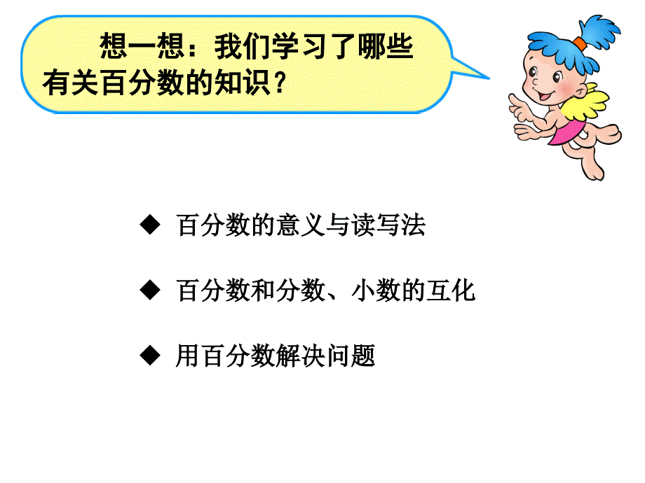 2014年人教版六年级上册数学第六单元百分数—整理与复习_第2页