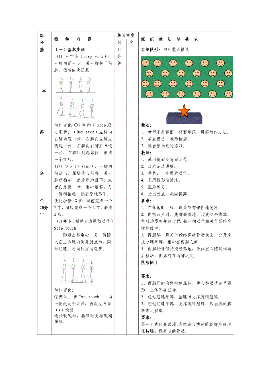 健美操课教案.docx_第2页