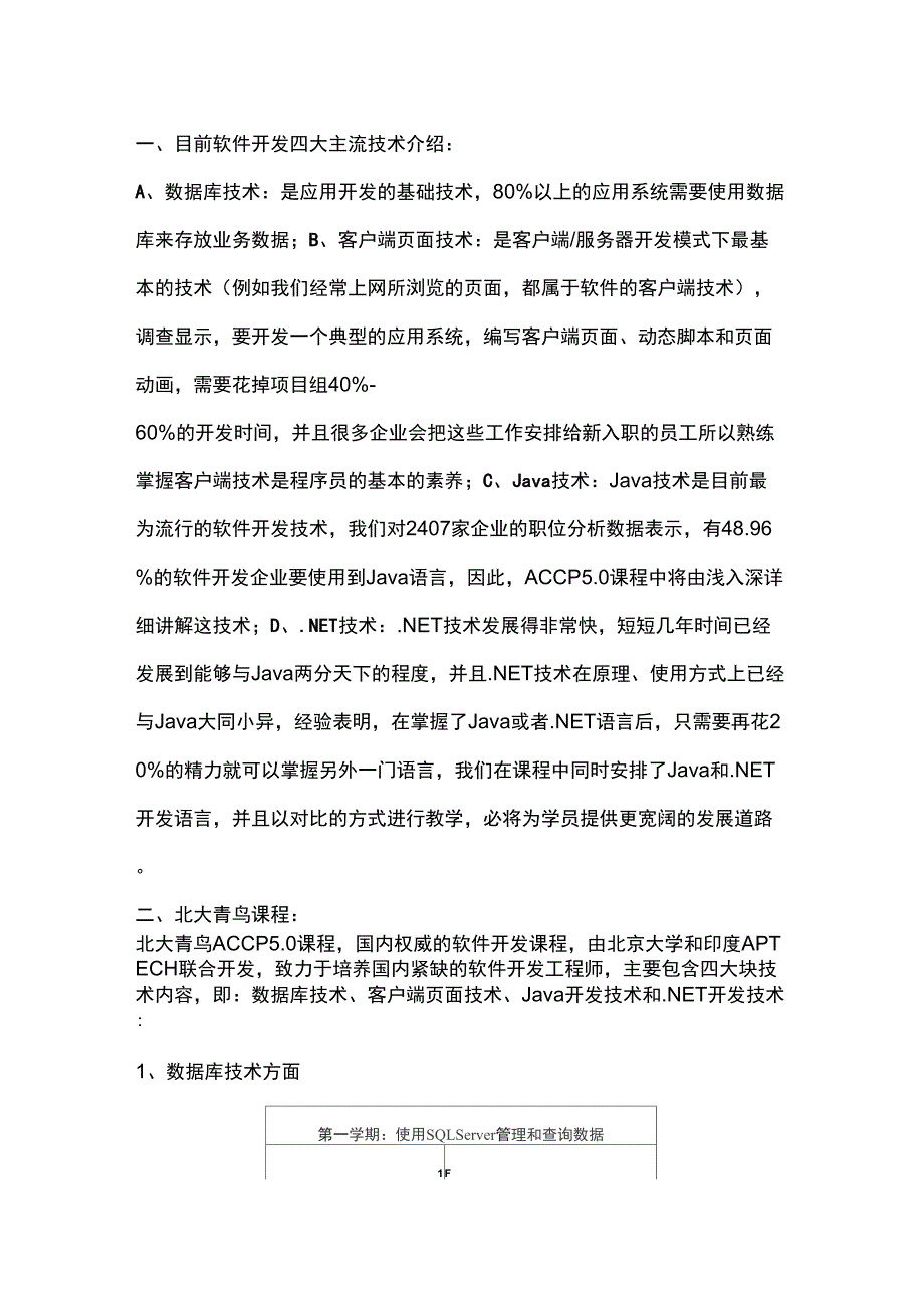 软件开发四大主流技术_第1页