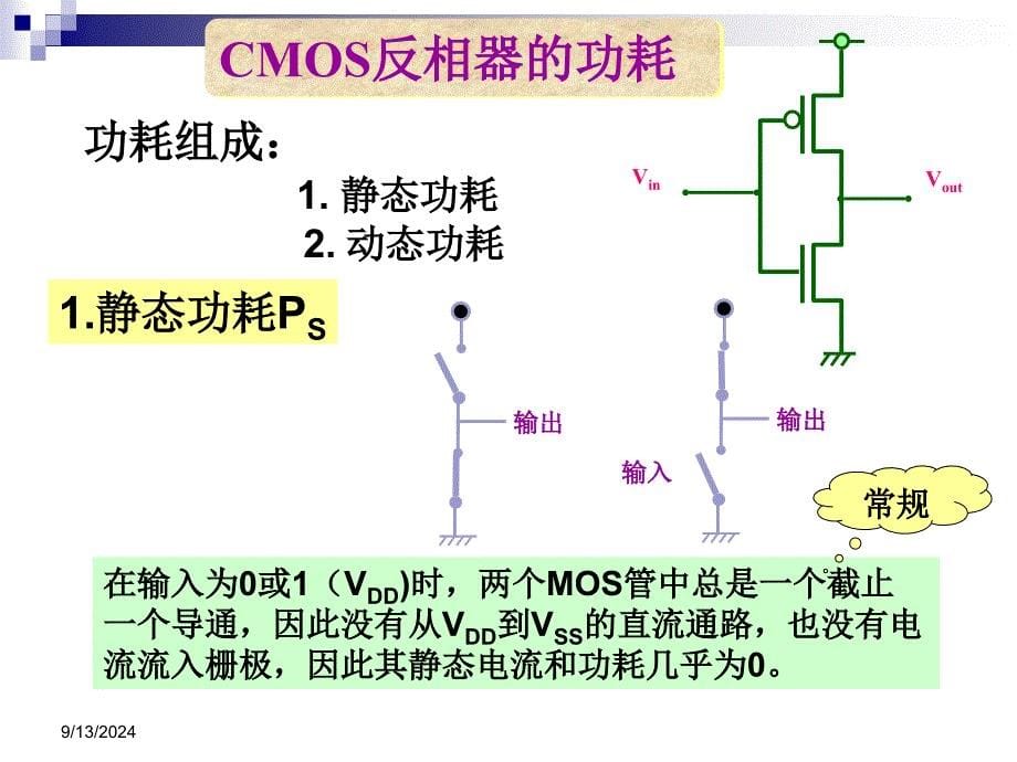 CMOS静态门电路的功耗_第5页