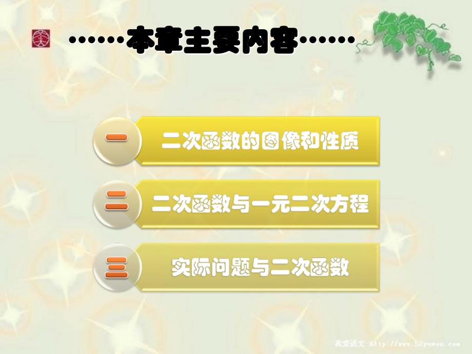 人教版九年级数学上册ppt课件2212二次函数的图像与性质_第2页