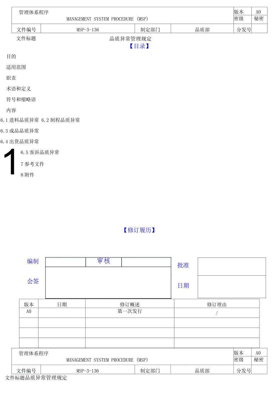 品质异常管理规定.docx_第1页