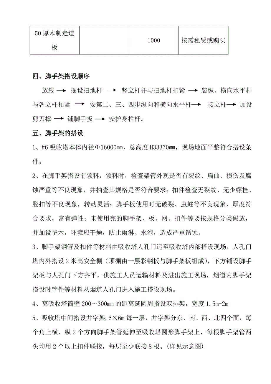 烟气脱硫系统脚手架搭设安全专项方案_第4页