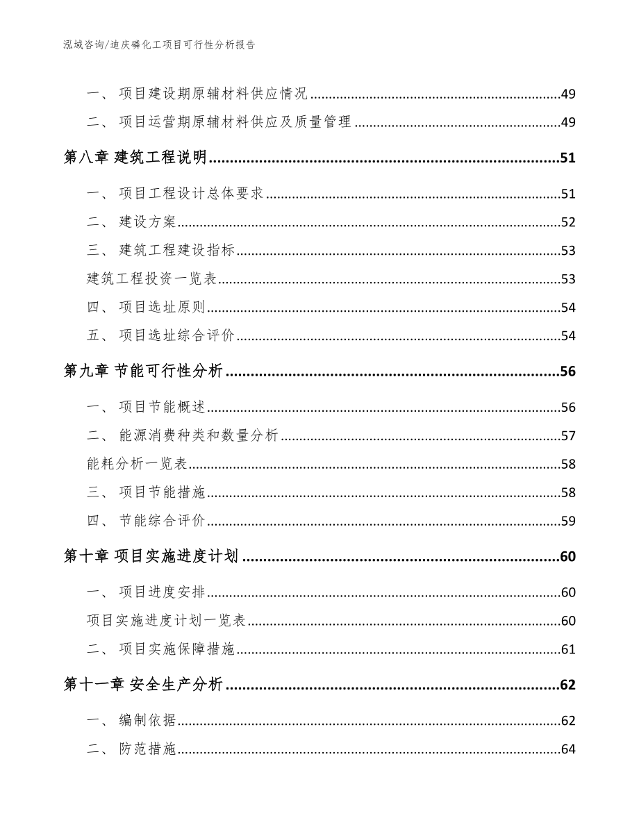迪庆磷化工项目可行性分析报告_第4页