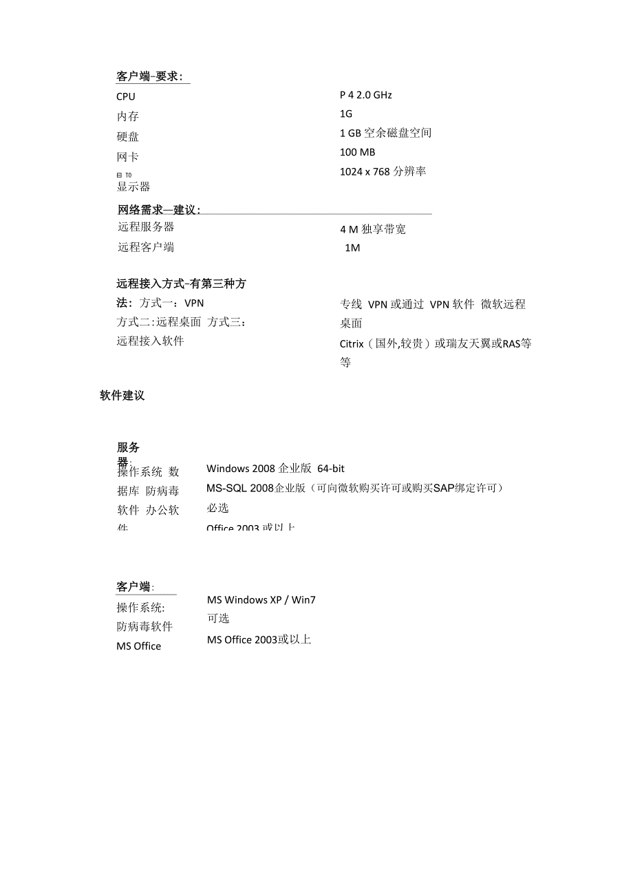 SAP服务器配置建议_第2页