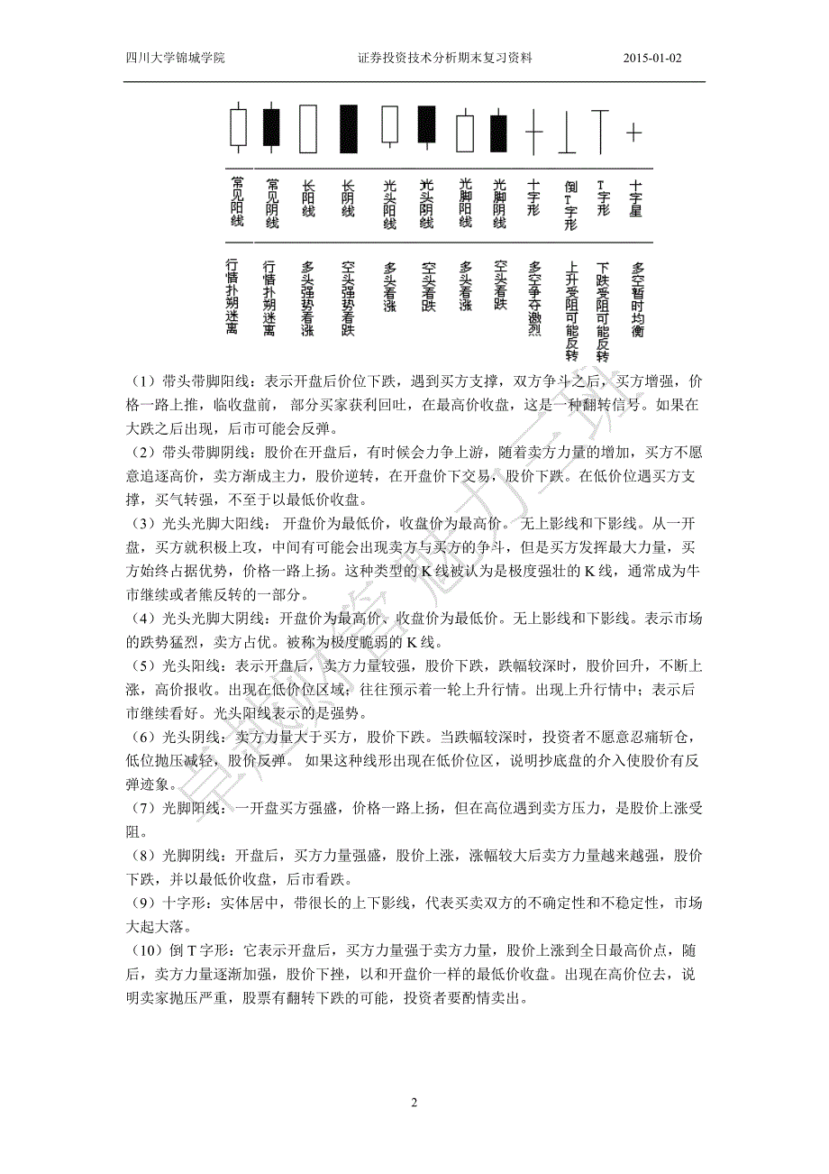 (完整word版)证券投资技术分析期末复习资料.doc_第2页