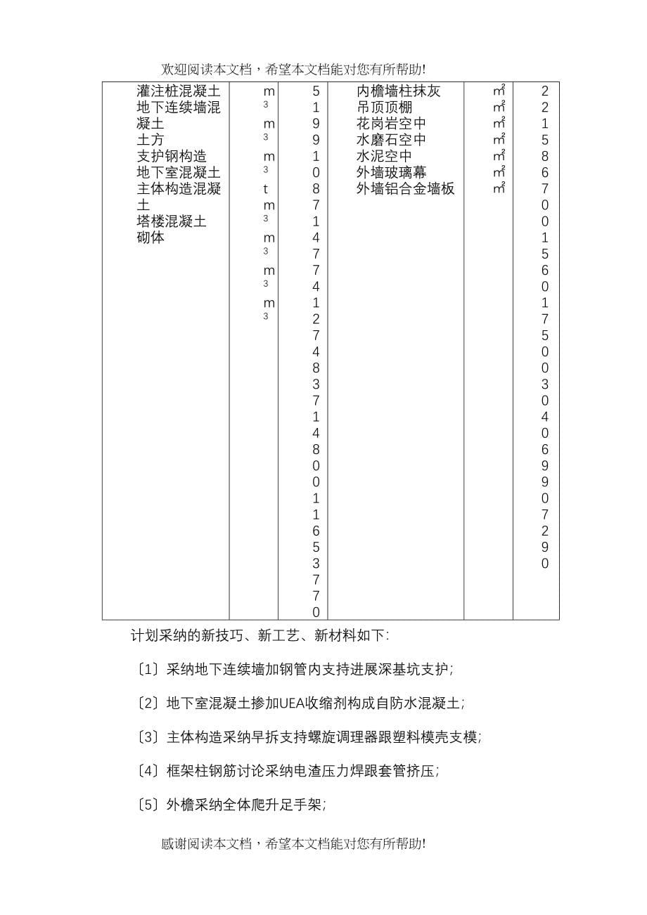 2022年建筑行业框筒结构电信大厦施工组织设计_第5页