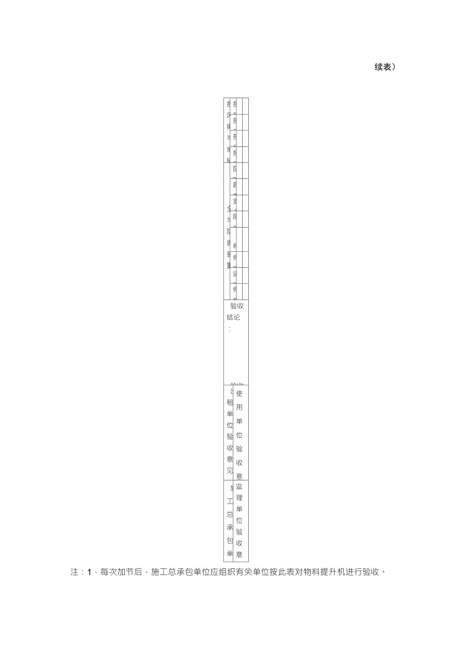 物料提升机安装验收记录表_第2页